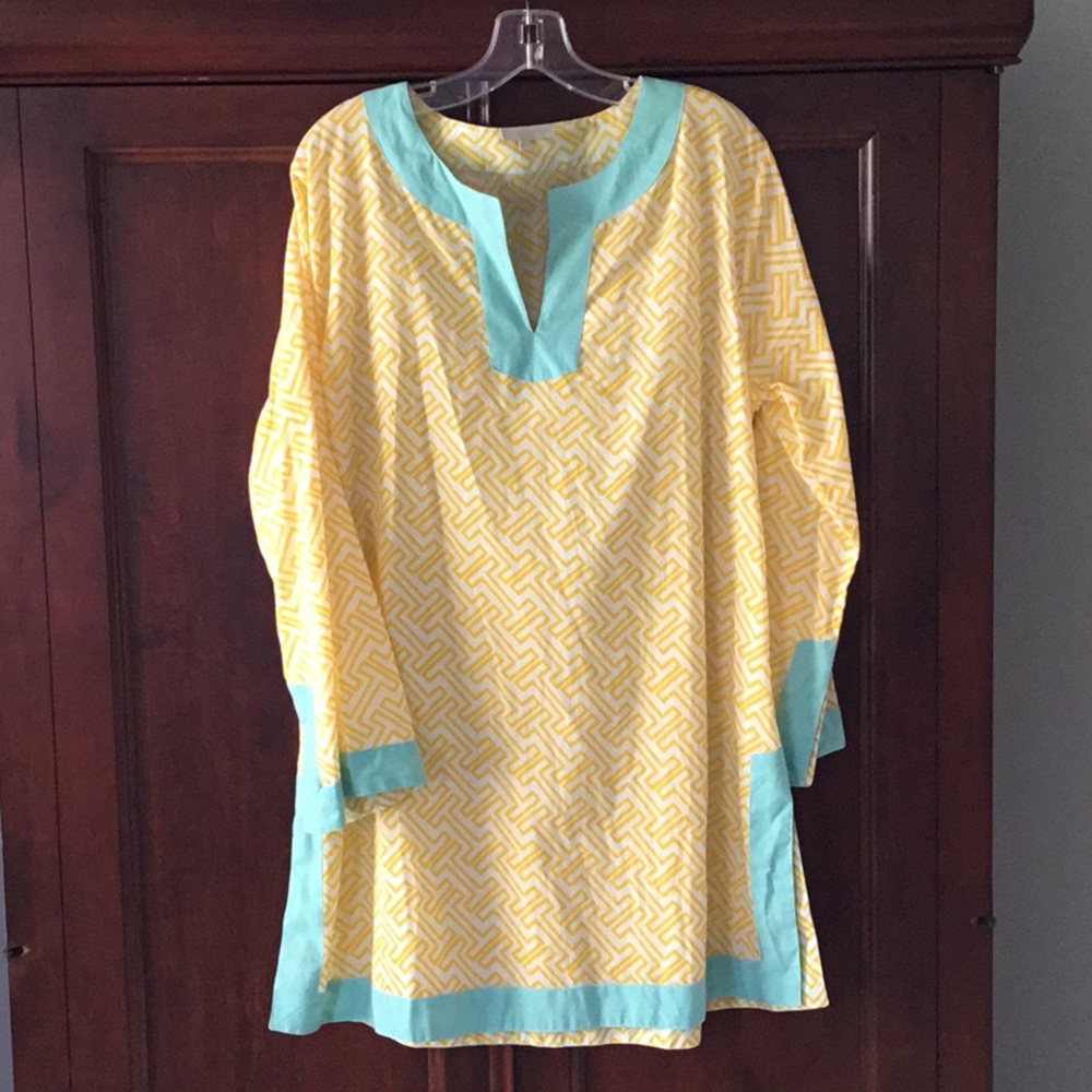 Two’s Company Tunic Swim Coverup, sz M/L